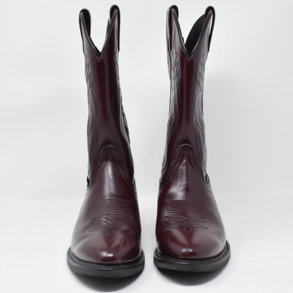 Justin Basics Boot Western Cowboy Men 7.5 EE JB1110 Rodeo Farmhouse Boho Unisex - Picture 2 of 13